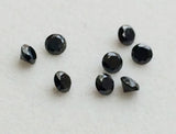 1.5mm Black Brilliant Solitaire  Cut Diamond For Jewelry (0.25ct To 1ct Options)