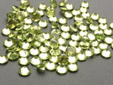 4mm Peridot Round Cut Stone Lot, Pointed Back Round Faceted Peridot