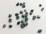 3-6mm Blue Raw Diamond, Blue Uncut  Rough Diamond For Jewelry (1Ct To 10Ct)