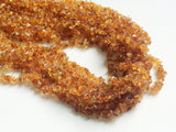 4-7 mm Citrine Chips, Dark Orange Citrine Beads, Natural Citrine Chips, 32 Inch