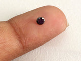 4mm Black Round Cubic Zirconia, Loose Round Cut Zircon, Faceted Black Cz Diamond