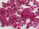 2x3mm - 4x6mm Ruby Faceted Oval Cut Stone, Loose Ruby Gemstones, Ruby Oval Cut