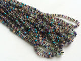 5 mm Multi Gemstone Spacer Bead, Natural Multi Gemstone Tyre Bead, Disco Spacer