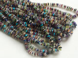 5 mm Multi Gemstone Spacer Bead, Natural Multi Gemstone Tyre Bead, Disco Spacer