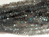 5.5 mm Labradorite Plain Heart Beads, Labradorite Heart Beads, Blue Fire Stone