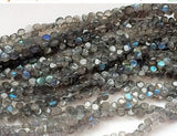 5.5 mm Labradorite Plain Heart Beads, Labradorite Heart Beads, Blue Fire Stone