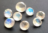 12mm Huge Rainbow Moonstone Faceted Round Cut, Loose Rainbow Moonstone Gemstones, 1 Pc Solitaire Moonstone For Ring