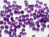 5mm Amethyst Round Cut Lot, Amethyst Solitaire, Calibrated Natural Amethyst