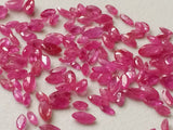 2x3mm - 3x6mm Ruby Marquise Cut Stones, Natural Loose Ruby Gems, Faceted Ruby Marquise, Ruby For Jewelry (1Ct To 10Ct Options)