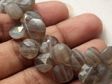 9-10mm Boulder Opal Facet Heart Bead Boulder Opal Facet Heart Briolettes 4 In