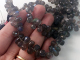 6x9 mm Labradorite Faceted Tear Drop Beads, Labradorite Fire Gem Stone