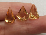 12-13mm Citrine Fancy Shape Cut Stone, 3 Pieces, 8 CTW Citrine For Ring - KSN102