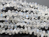 8x10 mm Rainbow Moonstone Faceted Tear Drop Beads, Rainbow Moonstone Drop