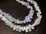 3x5mm-5x7mm Ethiopian Welo Opal Plain Teardrop Briolettes, Ethiopian Opal Beads