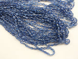 6-7mm Kyanite Faceted Oval Bead, Natural Blue Kyanite Oval Bead, Kyanite Faceted