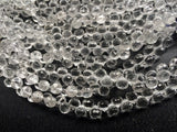 7.5 mm Crystal Quartz Faceted Onion Beads, Quartz Crystal Onion Briolettes