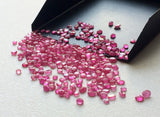2x3mm-3x4mm Ruby Oval Cut Stones, Natural Loose Ruby Gems, Tiny Faceted Oval Cut