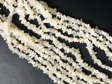 4-7 mm White Moonstone Chips, White Moonstone Beads, Natural Moonstone Necklace