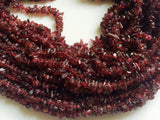 4-6 mm Garnet Chips, Garnet Beads, Natural Garnet Chips For Necklace / Jewelry