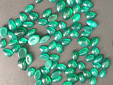 4x5mm-6x8mm Green Onyx Mix Shape Gemstone Lot, Green Onyx Plain Oval Pear Stone