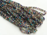 5 mm Multi Gemstone Spacer Bead, Natural Multi Gemstone Tyre Bead, Disco Spacer