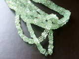 5.5 mm Green Amethyst Heishi Beads, Natural Green Amethyst Spacer Beads, Green