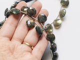 13-14 mm Labradorite Faceted Heart Bead, Labradorite Fire Gem Stone, Labradorite