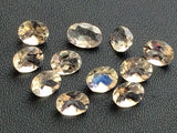 4x5mm Rainbow Moonstone Faceted Oval Cut Stone Loose Rainbow Moonstone Gemstones