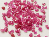 2x3mm-4x5mm Ruby Pear Cut Stones, Natural Loose Ruby Gems, Faceted Ruby Pear