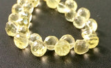 6-7 mm Lemon Quartz Faceted Onion Beads, Faceted Lemon Quartz Onion Briolettes