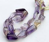 16-20 mm Ametrine Faceted Tumbles, Ametrine Nuggets, Ametrine Necklace, Ametrine