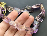 16-20 mm Ametrine Faceted Tumbles, Ametrine Nuggets, Ametrine Necklace, Ametrine