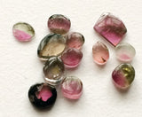 4-6 mm Watermelon Tourmaline Plain Slices, 5 CTW Loose Watermelon Tourmaline