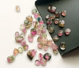 4-6 mm Watermelon Tourmaline Plain Slices, 5 CTW Loose Watermelon Tourmaline