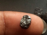 5x7mm - 6x8mm Black Rough Diamond, Raw Oval For Jewelry (1Pc To 2Pc )