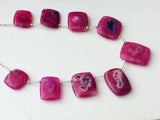 17x19 mm-21x42 mm Pink Solar Quartz, Solar Quartz Rectangle Beads, Drilled