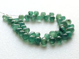 3x5 mm-4x6 mm Emerald Plain Teardrop Briolettes, Emerald Beads, Green Emerald