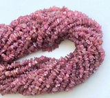 4-6 mm Pink Tourmaline Chips, Pink Gemstone Chip, Natural Pink Tourmaline Beads