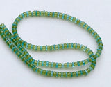 5mm Peridot & Neon Apatite Beads, Peridot Faceted Rondelles and Neon Apatite