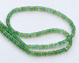 5mm Peridot & Neon Apatite Beads, Peridot Faceted Rondelles and Neon Apatite