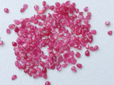 2x3mm-3x4mm Ruby Pear Cut Stones, Natural Loose Ruby Cut Stone Gems