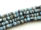 7-7.5mm Boulder Opal Faceted Cube Beads, Boulder Opal Faceted Box Beads, Boulder