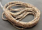 2-3mm Light Brown Rough Diamond Chip Beads For Jewelry (4IN To 16IN Options)