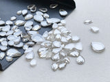 3x5mm-4x6mm Moissanite Diamonds, Pear Moissanite Polki Diamonds, Loose 3 Cts
