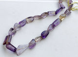 16-20 mm Ametrine Faceted Tumbles, Ametrine Nuggets, Ametrine Necklace, Ametrine