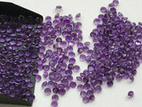 4mm Amethyst Round Cut Stone Lot, Amethyst Faceted Solitaire Cut, Calibrated