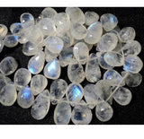 5x7 mm Rainbow Moonstone Faceted Pear Beads, Rainbow Moonstone Faceted Pear