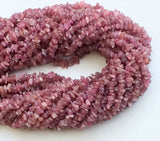 4-6 mm Pink Tourmaline Chips, Pink Gemstone Chip, Natural Pink Tourmaline Beads