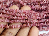 4-6 mm Pink Tourmaline Chips, Pink Gemstone Chip, Natural Pink Tourmaline Beads