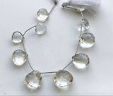 14.8-22 mm Crystal Quartz Beads, Huge Faceted Crystal Quartz Faceted Heart